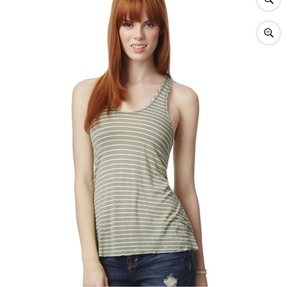 Aeropostale Tops - 🌱🦢4 FOR $15!🦢🌱 Aeropostale Striped Green Tank Top